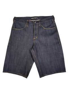 Slop Stitch Denim Shorts