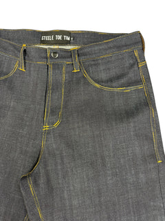 Slop Stitch Denim Shorts