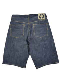 Slop Stitch Denim Shorts