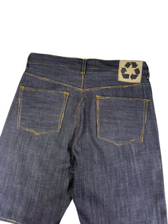 Slop Stitch Denim Shorts